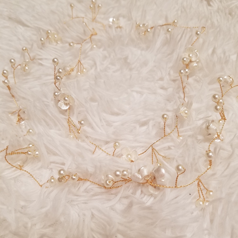 🆕️Elegant Faux Pearl Hair Vine Accessorie - Picture 11 of 15